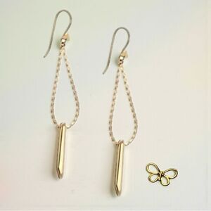 Stella & Dot Gold Rebel Drop Earrings